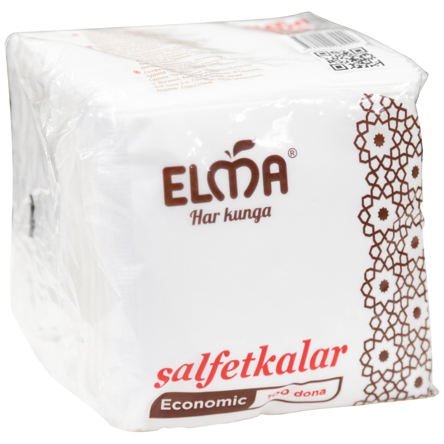 Салфетки 28*28 100шт мод 201/203 Elma (Узб)