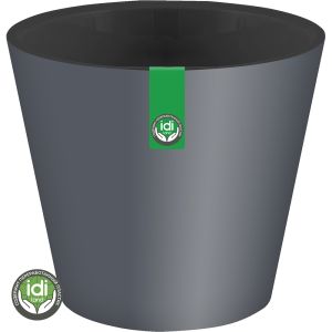 Горшок для цветов "Rosemary" D330мм, 16л с дренажной вставкой на колесиках (серый)