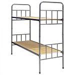Кровать Армейская 2-ярусная (разборная) без ватного матраца. (МДФ)