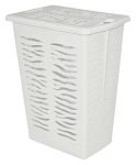 Корзина для белья "Rambai" 30л, 377х261х492 мм (светло-серый)