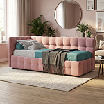 BOSS Mini Кровать+ПМ 90*200 (MONOLIT Rose)