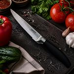 Нож нерж Ультра д/нарезки 12см с зуб ТМ Appetite